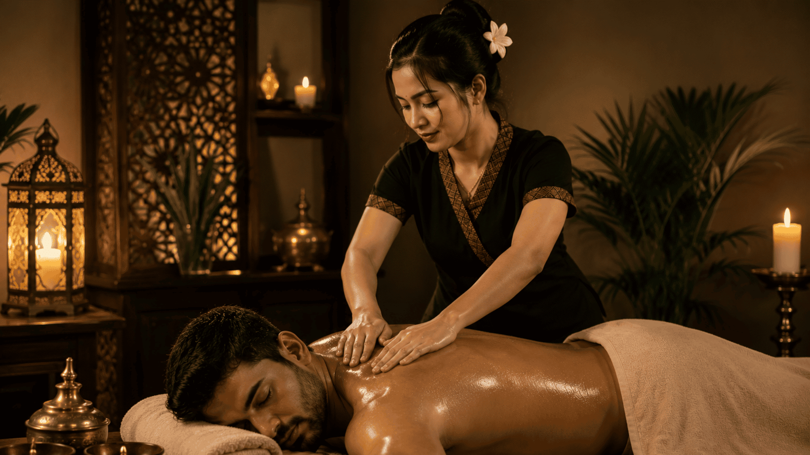 Kerala massage treatment