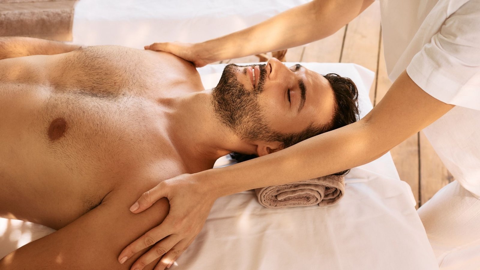 Deep tissue massage at Corniche Spa Ajman
