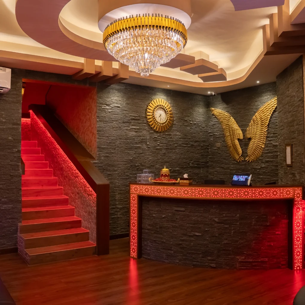 Spa treatment room